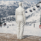 Vintage Alpine Skier in High-Waisted Salopettes | Resin Figurine