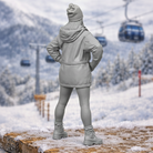 Technical Alpine Specialist in Two-Tone Anorak | Resin Figurine