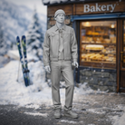 Alpine Local in Harrington Jacket & Light Denim | Resin Figurine
