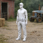 Rural Police Officer in Tactical Duty Wear | Scale Resin Farm Diorama Figurine