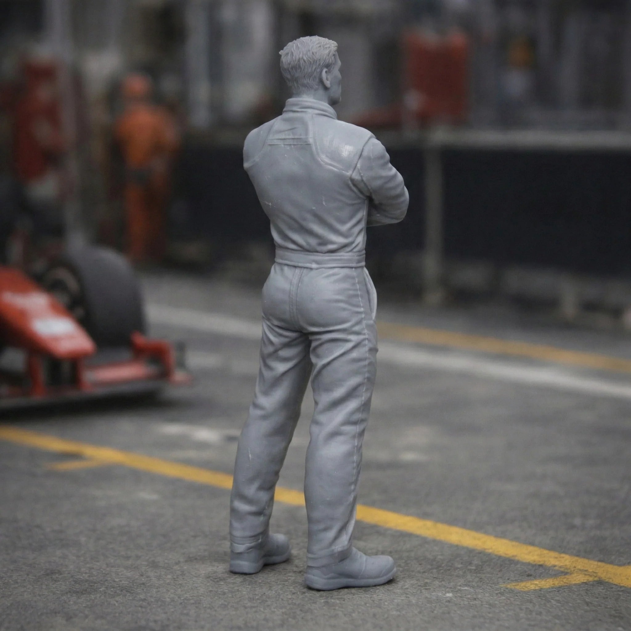 The Paddock Professional | Scale Racing Slot Car Driver Figurine