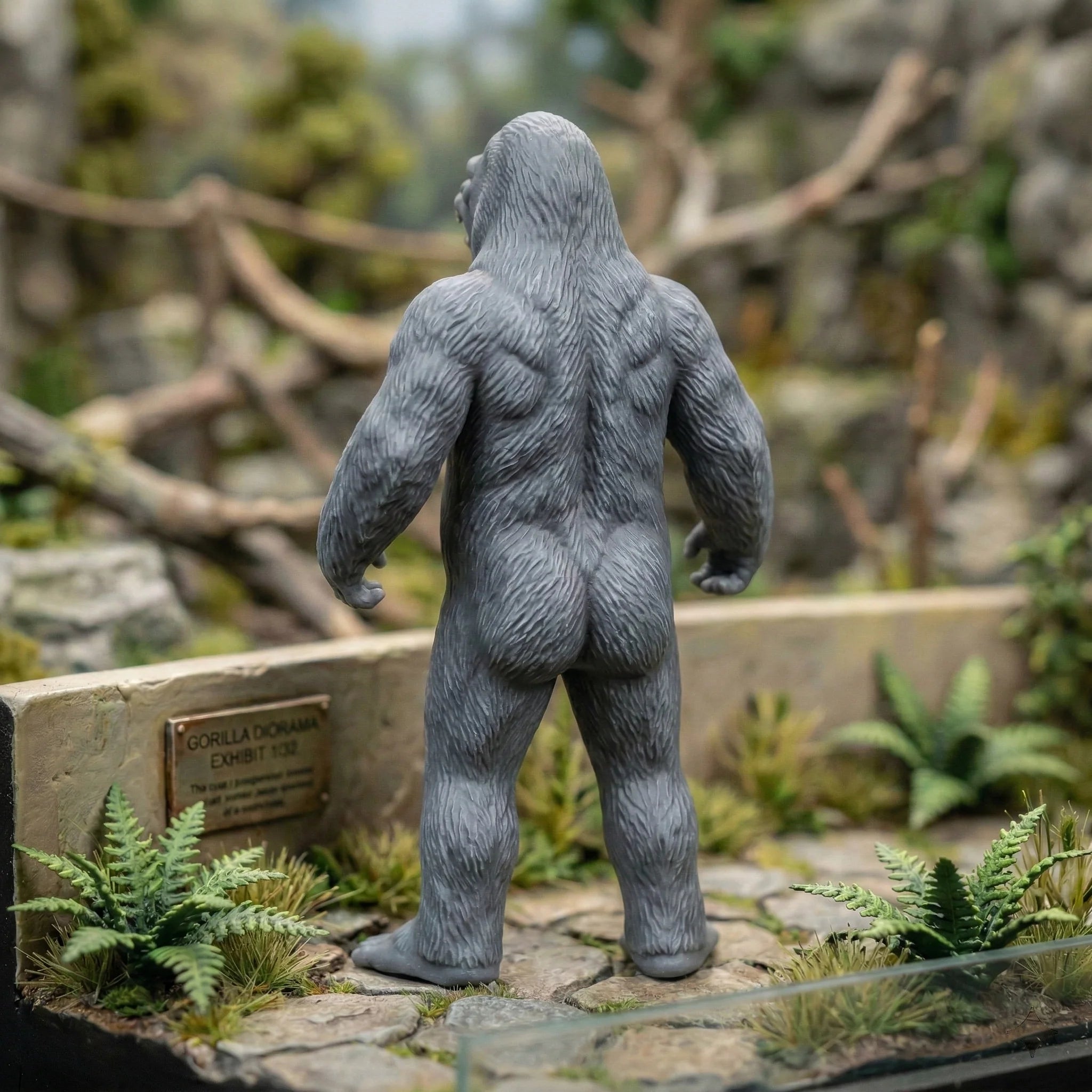 Fancy Dress Reveller in Gorilla Costume | Resin Figurine